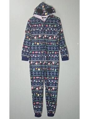 Disney Parks 2020 Mickey Mouse Holiday Christmas Bodysuit Pajama Kids sz XL